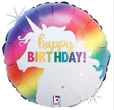 Unicorn Birthday Mylar
