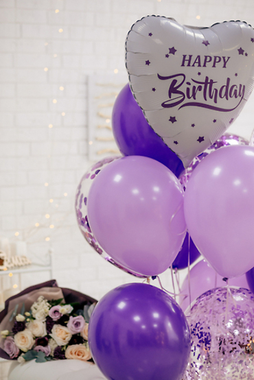 Purple Latex Balloon