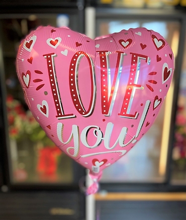 18\" Pink Love You Balloon