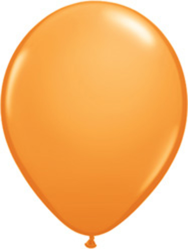 Orange Latex Balloon
