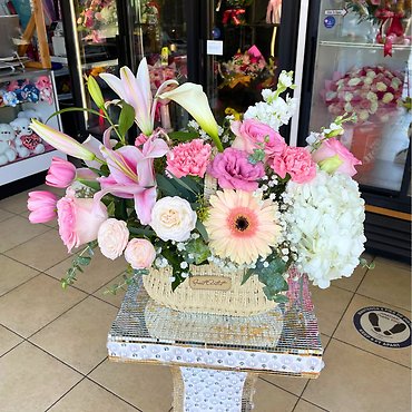 Light Pink Basket
