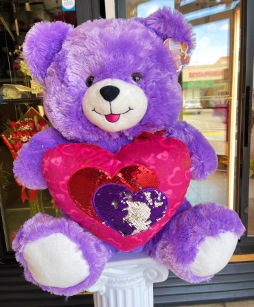 26\" Purple Bear