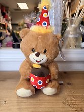8\" birthday bear- brown
