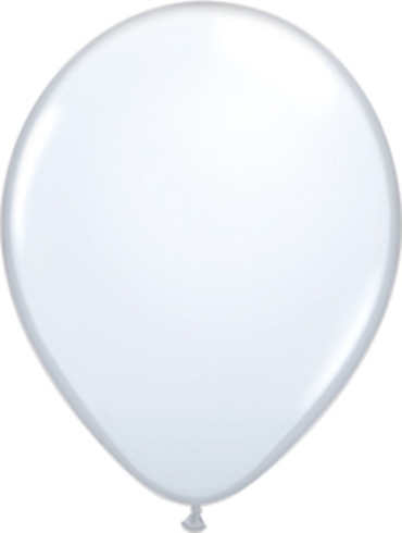 White Latex Balloon