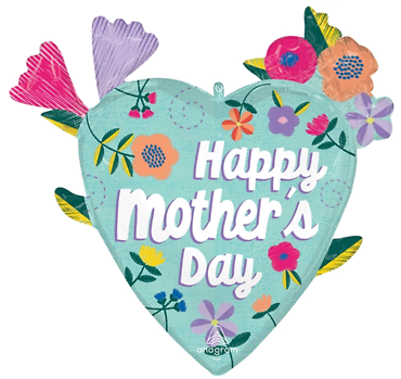 TURQUOISE MOM BALLOON