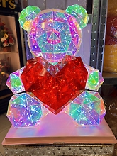 Holographic LED Light Bear