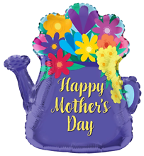 Mom\'s Floral Pitcher Jumbo Mylar