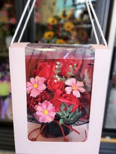 Mini Red Soap Bouquet