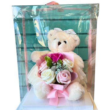 Beige Princess Soap Bouquet