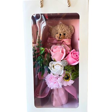 Pink Soap Flower Box
