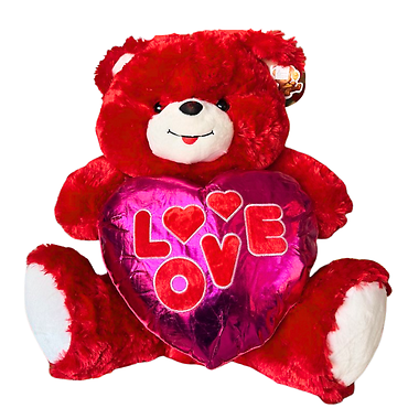 28\" Red Bear Love