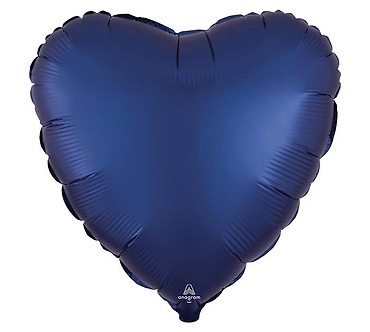 Royal Blue Heart Mylar