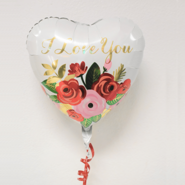 18&#8221; White Heart Balloon