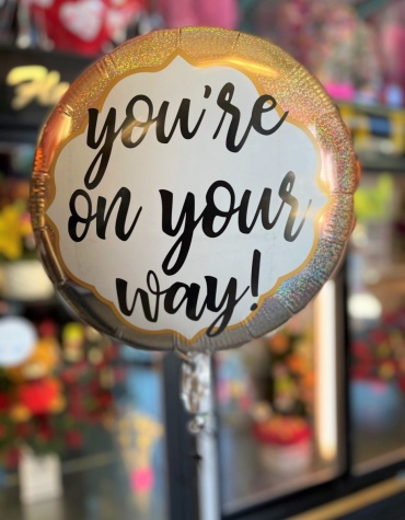 You\'re on your way! Balloon
