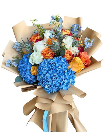 Roses & Hydrangea Elegant Bouquet