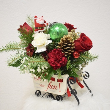 Santa Flowers