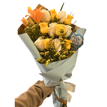 New Baby Boy Bouquet