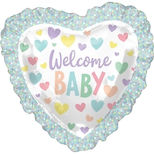Welcome Baby Jumbo Mylar Balloon