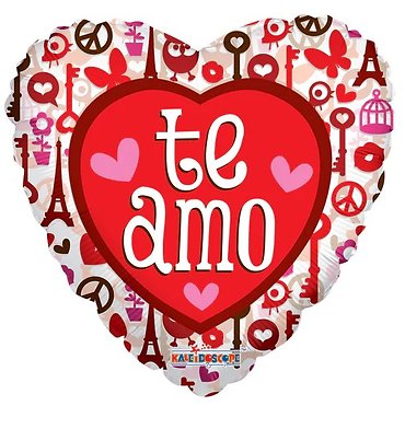 Te Amo Drawings Mylar