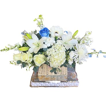 Blue Sky Sympathy Basket