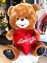 16\" \" Love you\" Brown Bear