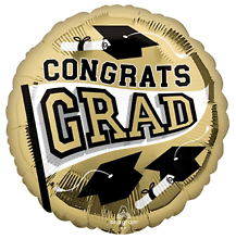 Metallic Gold Graduation Mylar