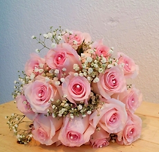 24 Pink Bridal Bouquet