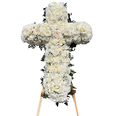 White Standing Cross