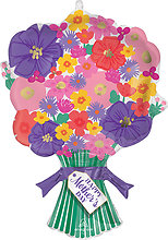 Jumbo Mom\'s Bouquet Mylar