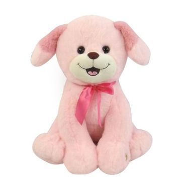 12\" Pink Dog W/ Pumping Ears