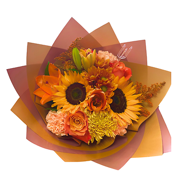 Wrapped Fall Bouquet