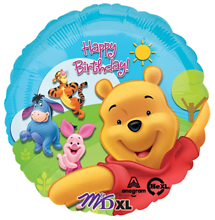 Pooh & Friends Birthday Mylar