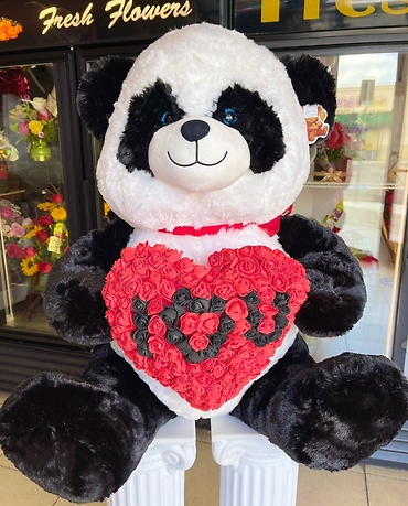 39\" I Love You Panda