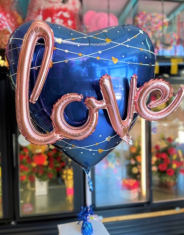 Blue Love Jumbo Balloon