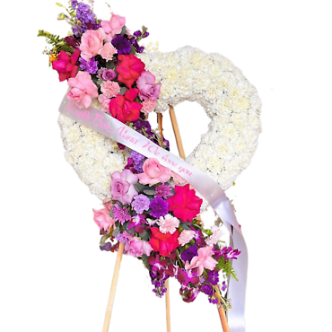 Pink Faith Heart