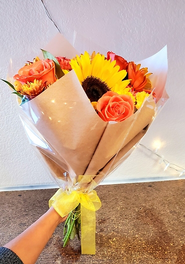 Wrapped Fall Bouquet