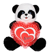 39\" Panda with Heart
