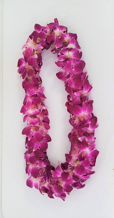 Double Purple Lei