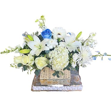 Blue Sky Sympathy Basket