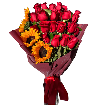 Gala Bouquet with Sunflowers